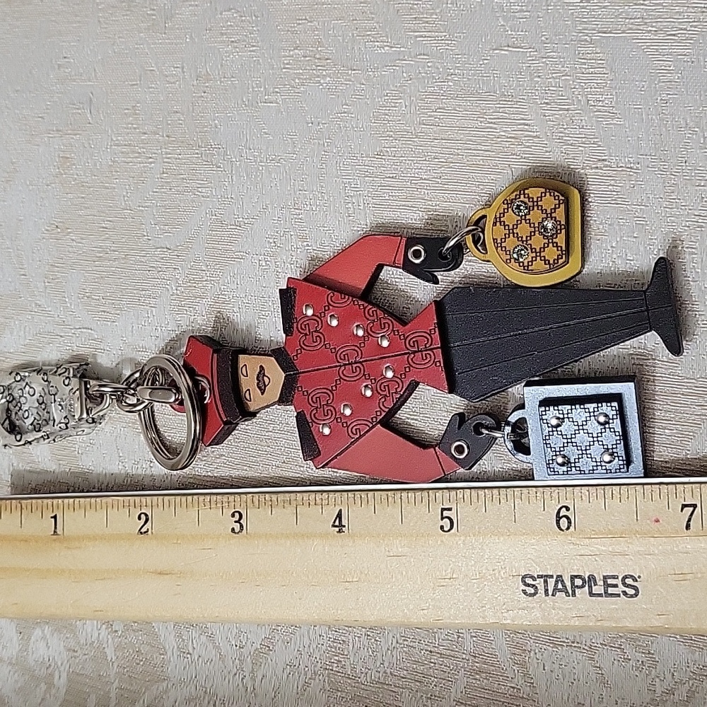 GUCCI BELLMAN NWOT BAG CHARM KEYCHAIN RARE - Picture 6 of 7